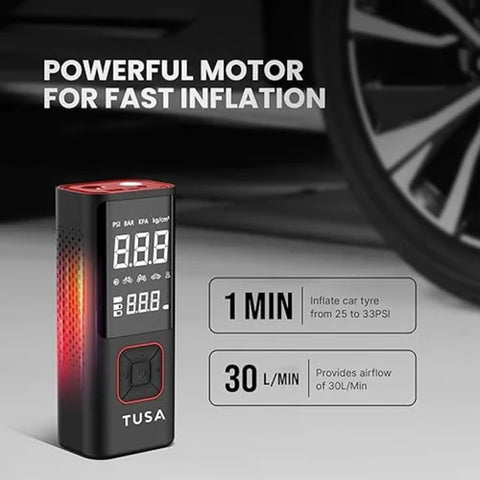 portable tyre inflator